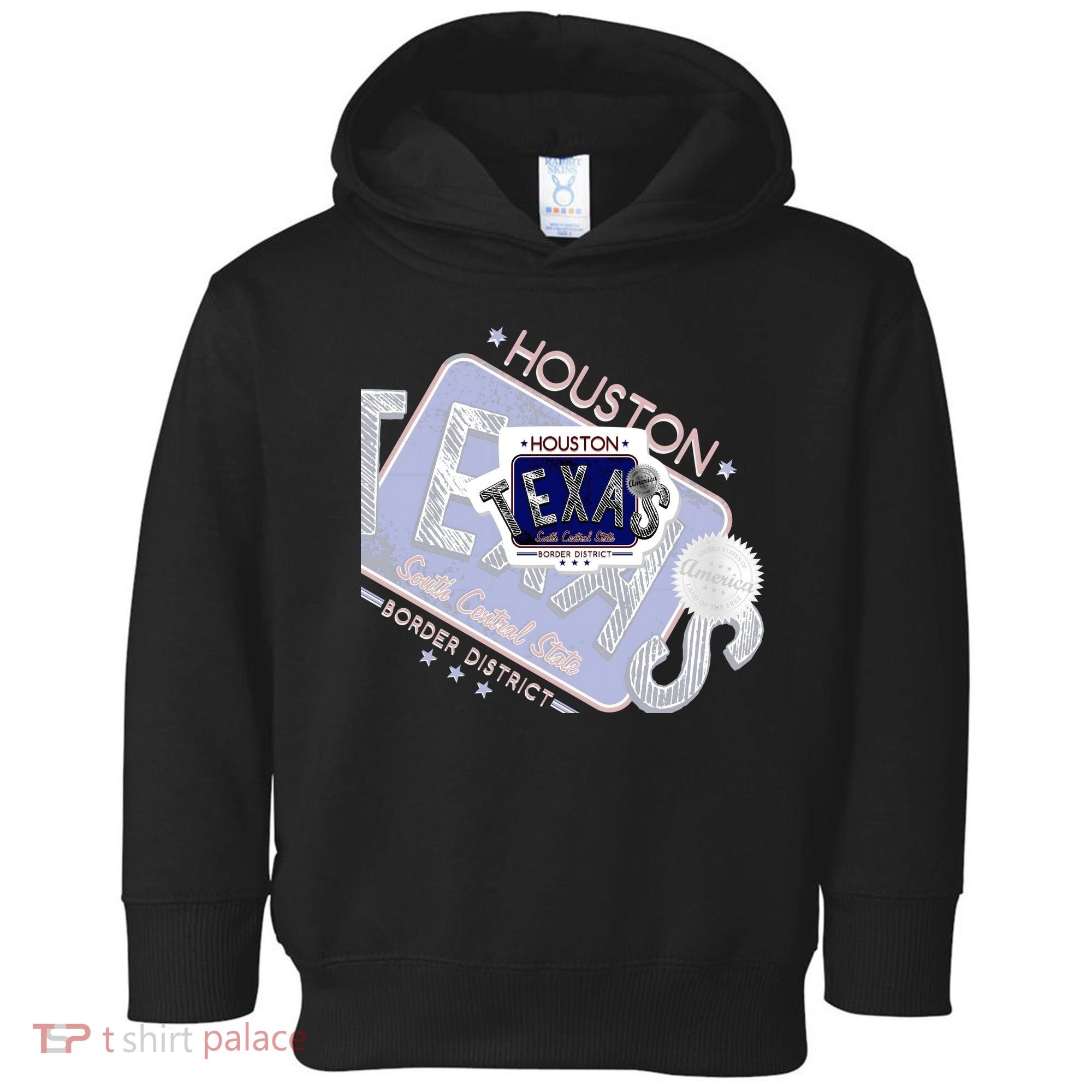 Texas Border District Cool State Logo Toddler Hoodie