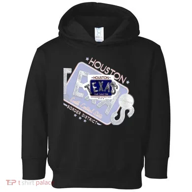 Texas Border District Cool State Logo Toddler Hoodie