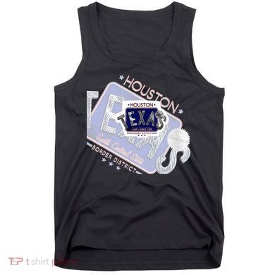 Texas Border District Cool State Logo Tank Top