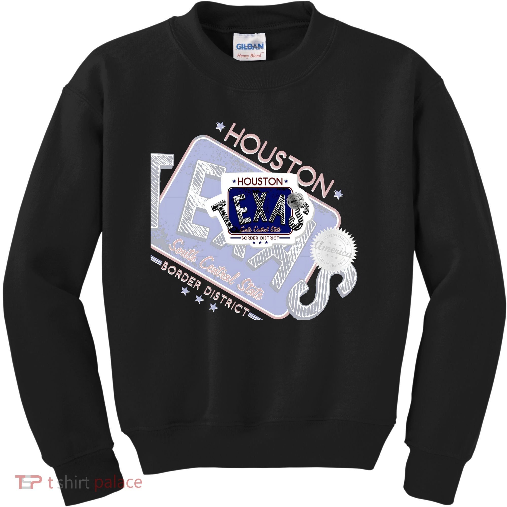 Texas Border District Cool State Logo Kids Sweatshirt