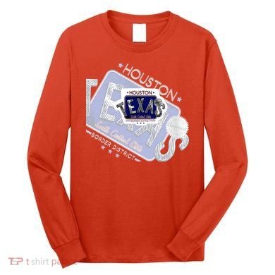 Texas Border District Cool State Logo Long Sleeve Shirt
