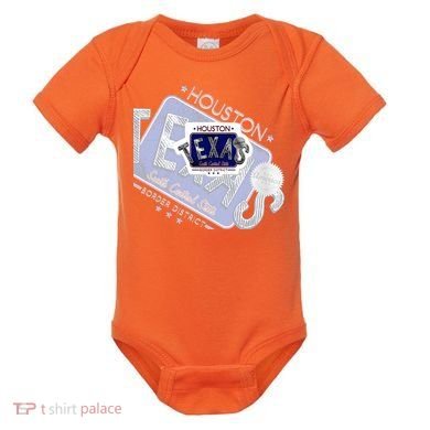 Texas Border District Cool State Logo Baby Bodysuit