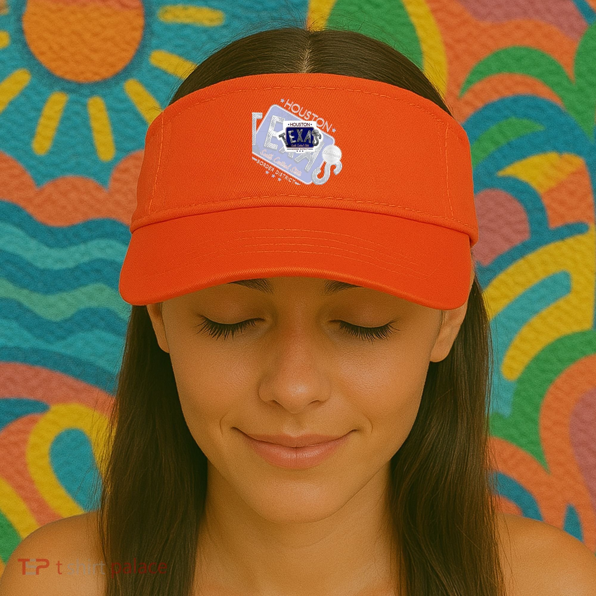 Texas Border District Cool State Logo Visor
