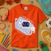 Texas Border District Cool State Logo Kids T-Shirt thumb 3