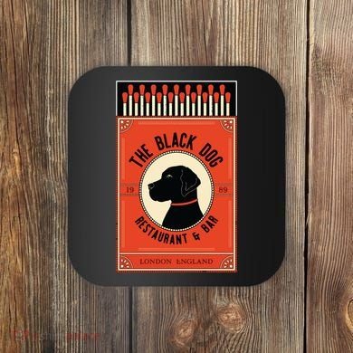 The Black Dog Coaster