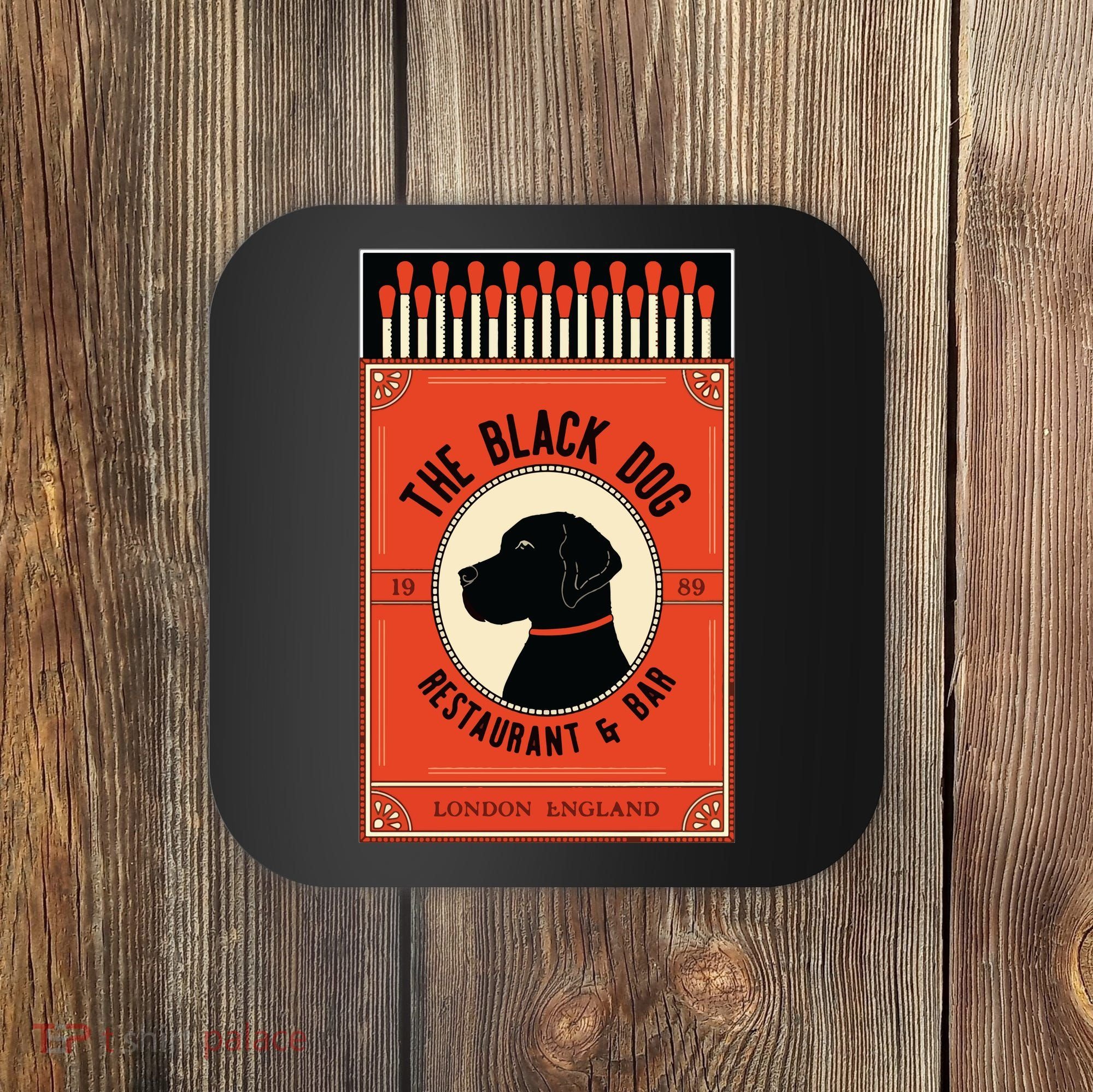The Black Dog Coaster