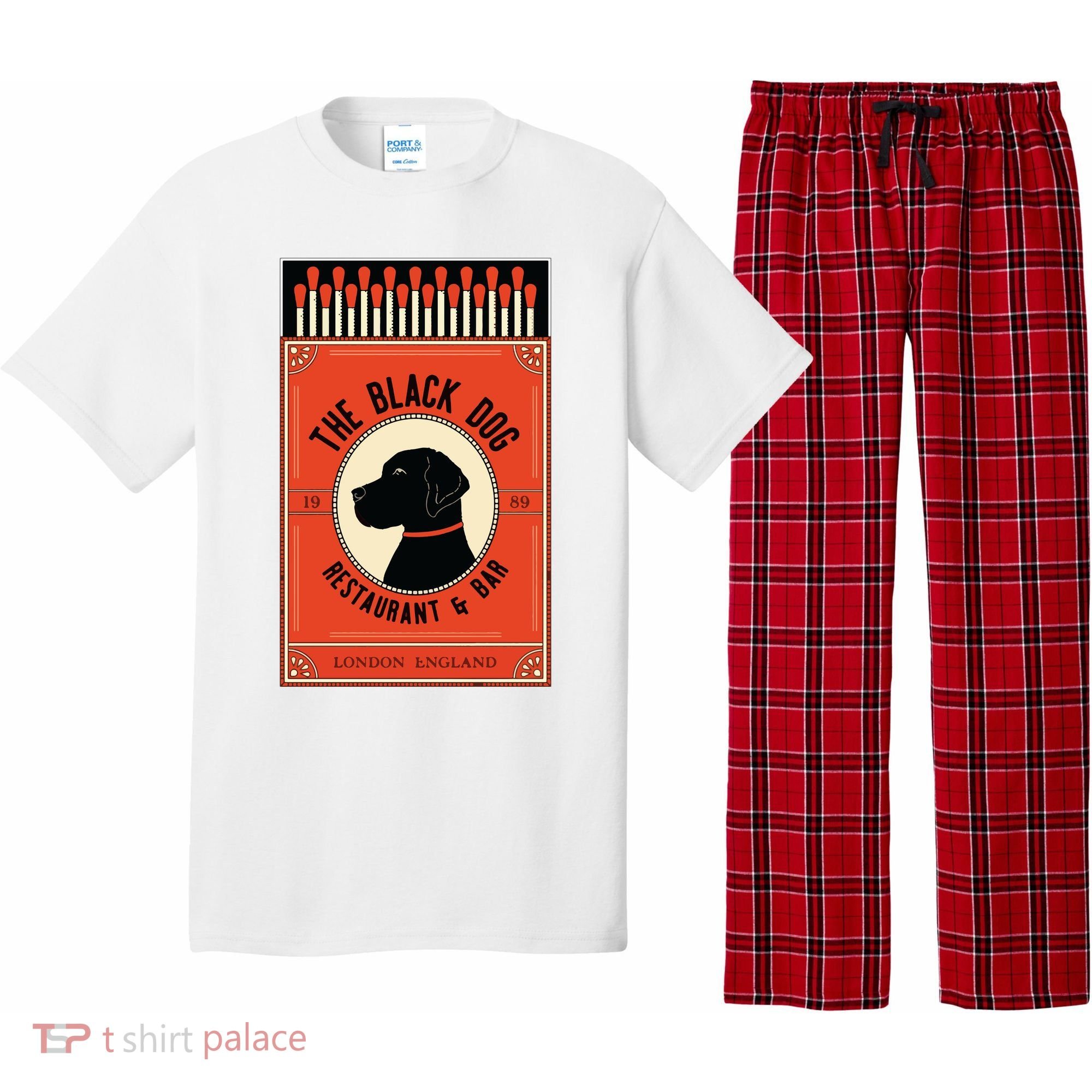 The Black Dog Pajama Set