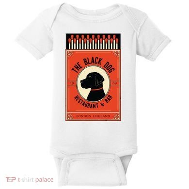 The Black Dog Baby Bodysuit