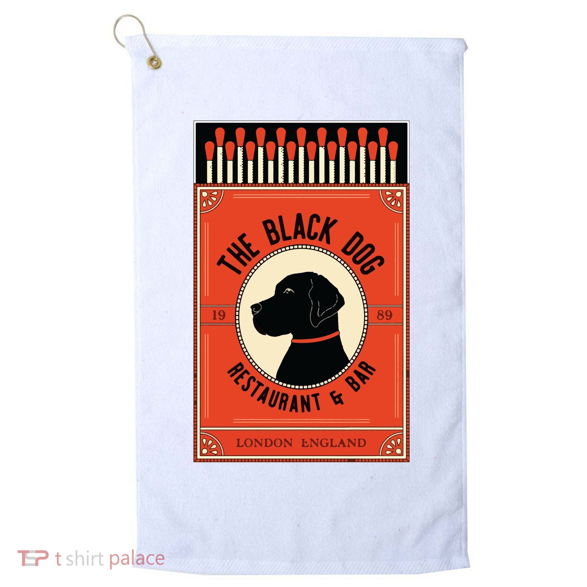 The Black Dog Golf Towel