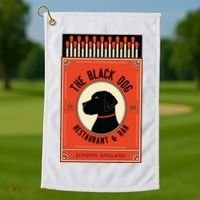 The Black Dog Golf Towel thumb 1