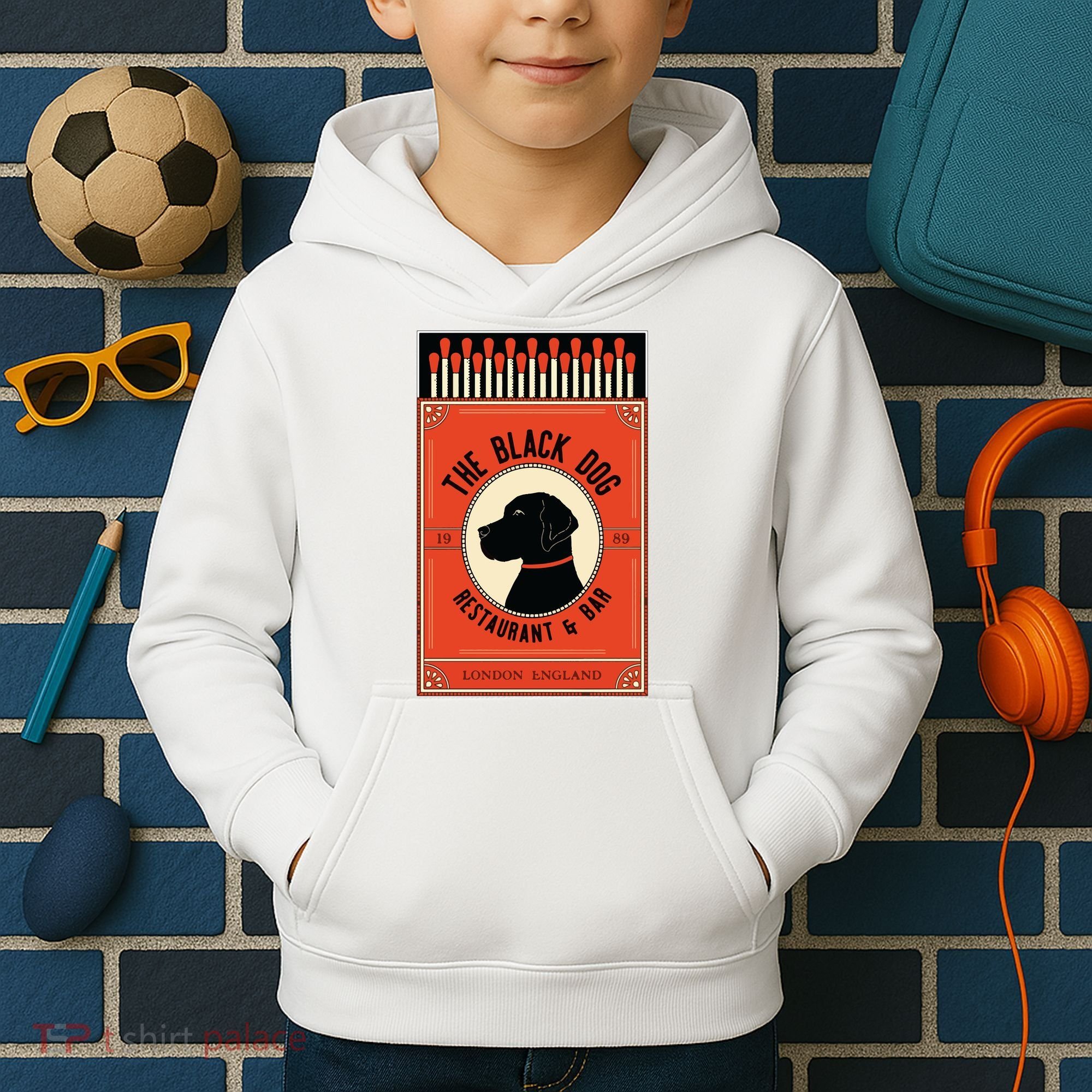 The Black Dog Kids Hoodie