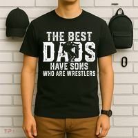 The Best Dads Have Sons Who Are Wrestlers T-Shirt thumb 6