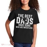 The Best Dads Have Sons Who Are Wrestlers Kids T-Shirt thumb 2