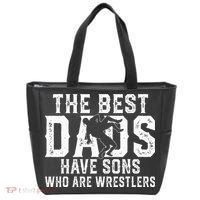 The Best Dads Have Sons Who Are Wrestlers Tote Bag thumb 0