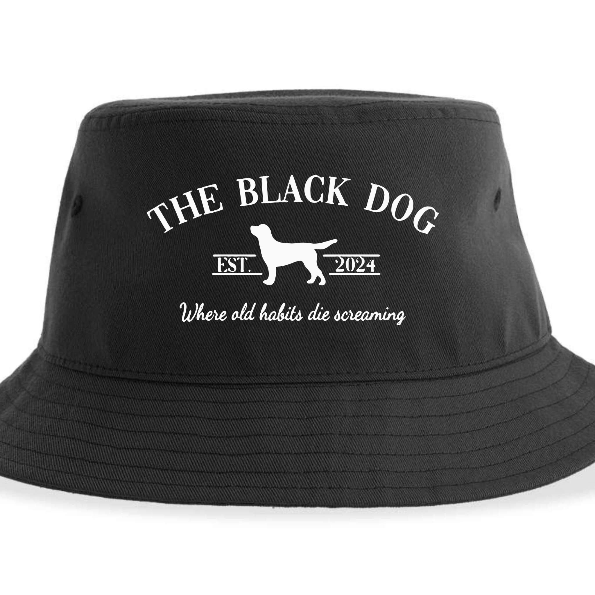 The Black Dog Sustainable Bucket Hat