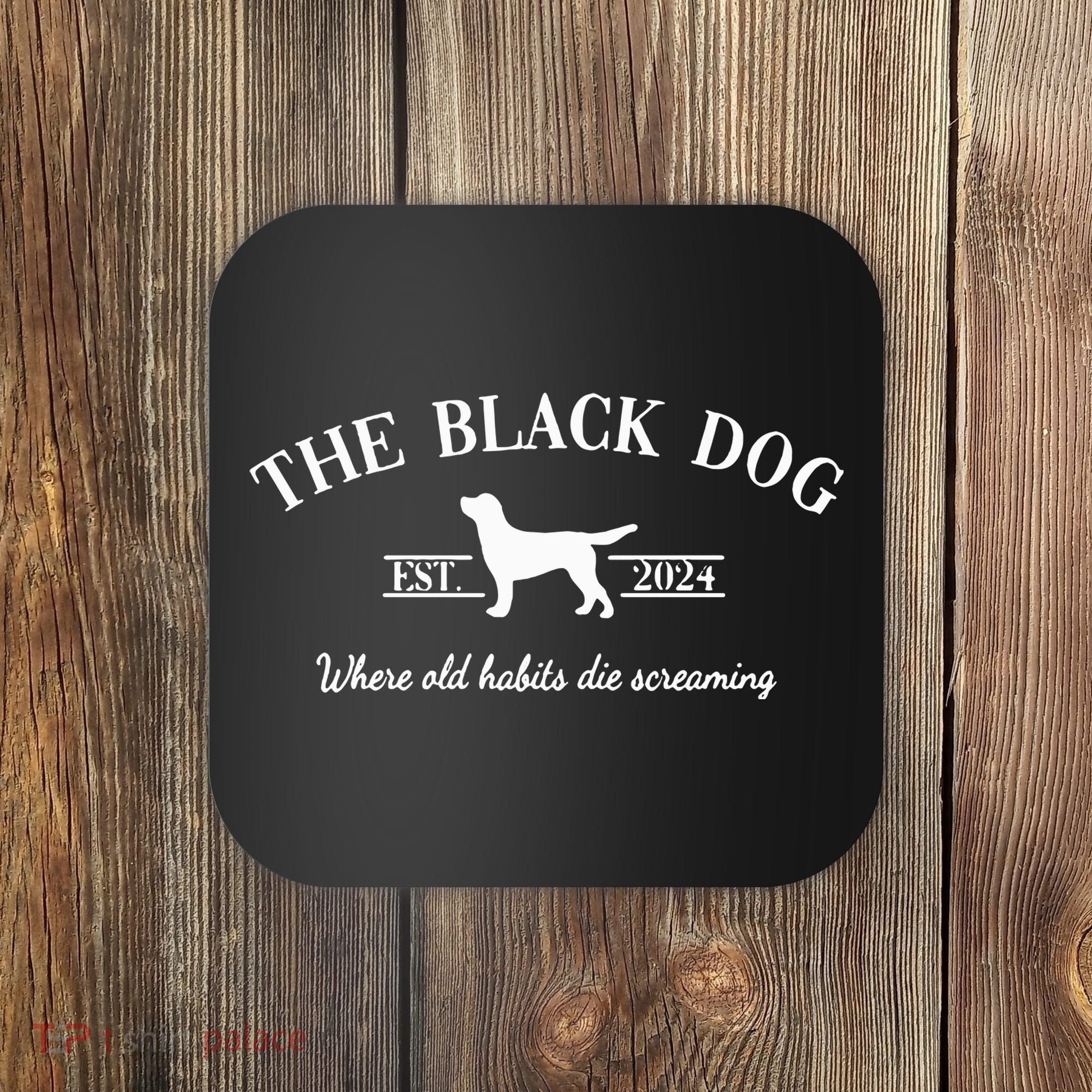 The Black Dog Coaster