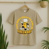 The Best Drafts Are In Green Bay Wisconsin Beer Mascot Gift T-Shirt thumb 2