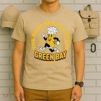 The Best Drafts Are In Green Bay Wisconsin Beer Mascot Gift T-Shirt thumb 6