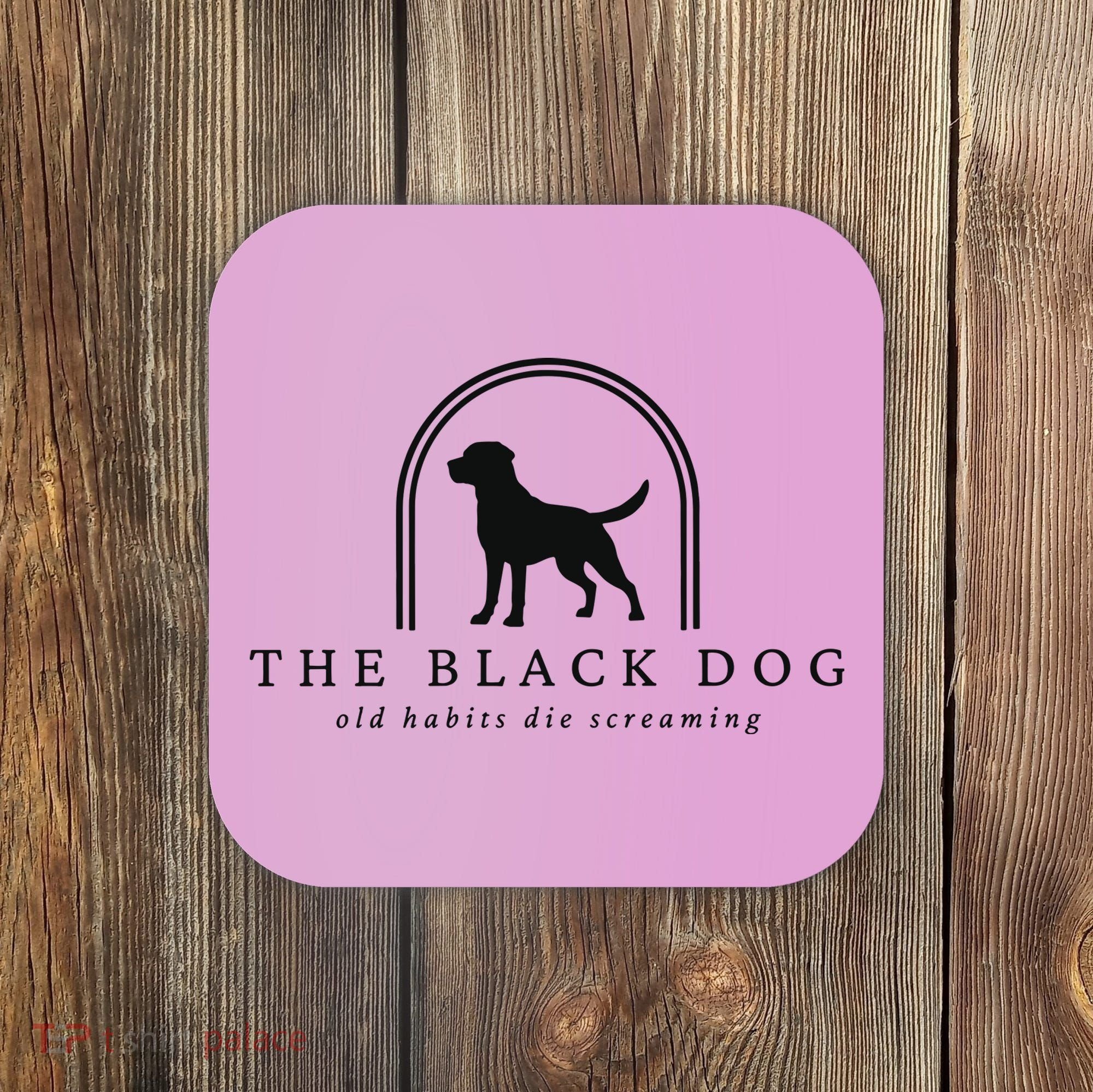 The Black Dog Coaster