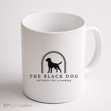 The Black Dog Coffee Mug back