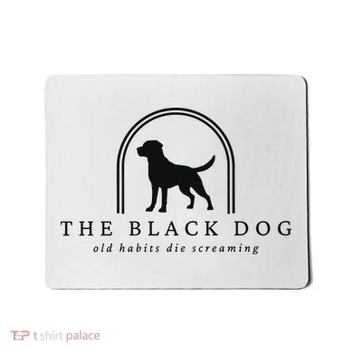 The Black Dog Mousepad