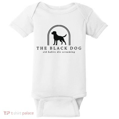 The Black Dog Baby Bodysuit