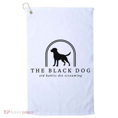 The Black Dog Golf Towel