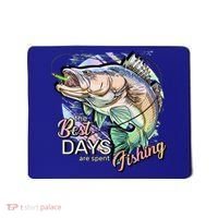 The Best Days Are Spent Fishing Mousepad thumb 0