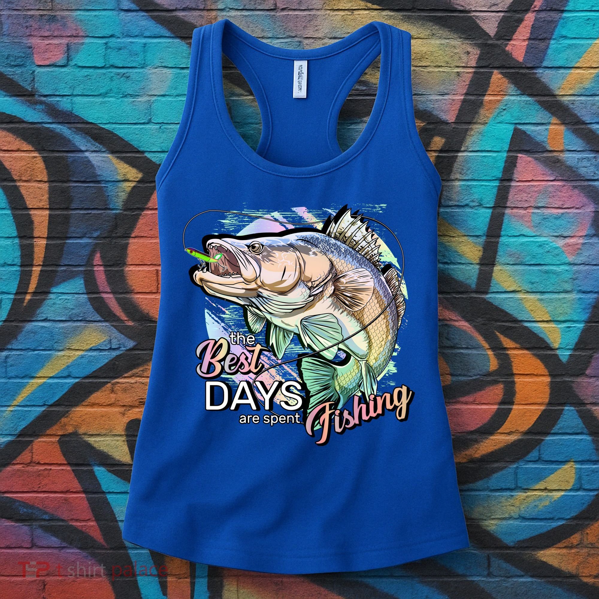 The Best Days Are Spent Fishing Women's Tank Top