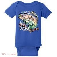 The Best Days Are Spent Fishing Baby Bodysuit thumb 0