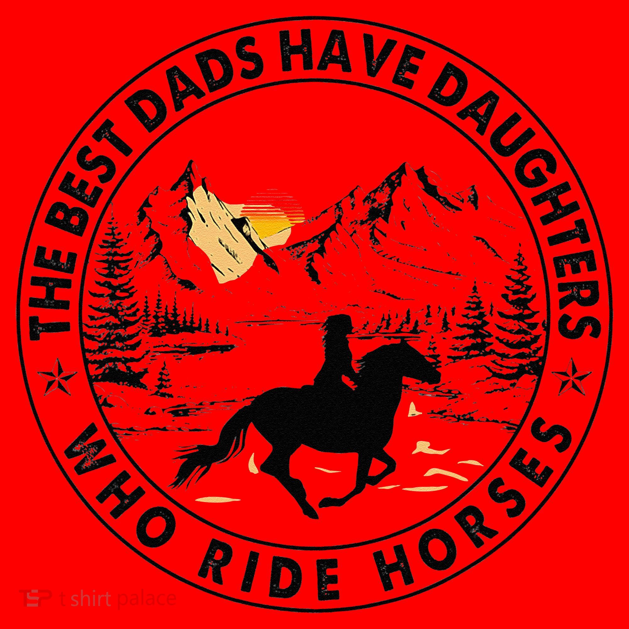 The Best Dads Have Daughters Who Ride Horses Santa Hat