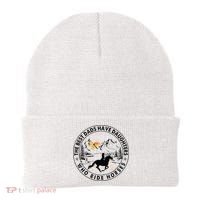 The Best Dads Have Daughters Who Ride Horses Beanie thumb 0