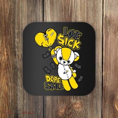 Teddy Bear Dope Skill Love Sick Flying Balloon Coaster