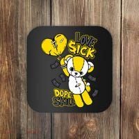 Teddy Bear Dope Skill Love Sick Flying Balloon Coaster thumb 0