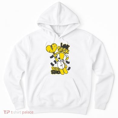 Teddy Bear Dope Skill Love Sick Flying Balloon Hoodie