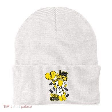 Teddy Bear Dope Skill Love Sick Flying Balloon Beanie