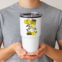 Teddy Bear Dope Skill Love Sick Flying Balloon Tumbler thumb 2