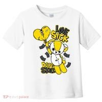 Teddy Bear Dope Skill Love Sick Flying Balloon Toddler T-Shirt thumb 0