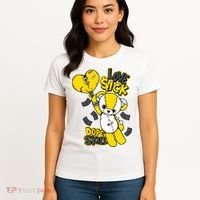 Teddy Bear Dope Skill Love Sick Flying Balloon Women's T-Shirt thumb 4