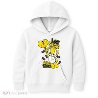 Teddy Bear Dope Skill Love Sick Flying Balloon Kids Hoodie thumb 0