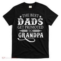 The Best Dads Get Promoted To Grandpa retro T-Shirt thumb 0