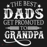 The Best Dads Get Promoted To Grandpa retro T-Shirt thumb 7