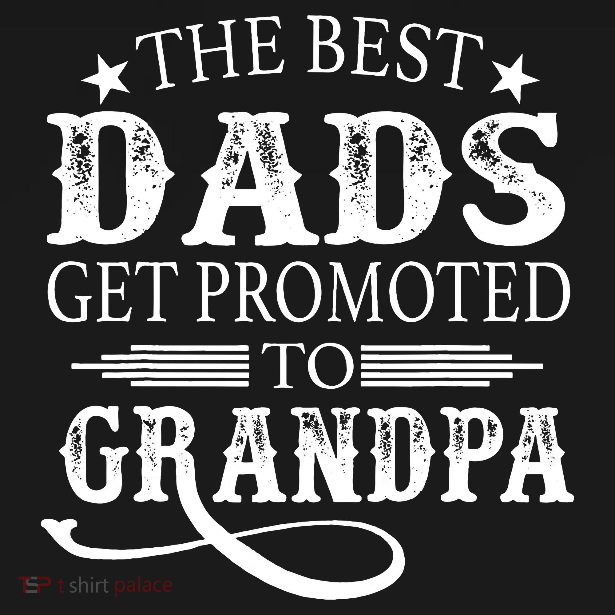 The Best Dads Get Promoted To Grandpa retro T-Shirt