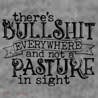 There’s Bullshit Everywhere And Not A Pasture In Sight Quote Toddler Hoodie thumb 2