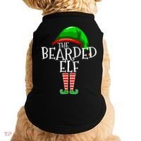 The Bearded Elf Family Matching Group Christmas Beard Doggie Tank thumb 0