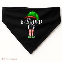 The Bearded Elf Family Matching Group Christmas Beard USA-Made Doggie Bandana thumb 0