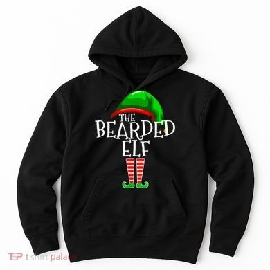 The Bearded Elf Family Matching Group Christmas Beard Hoodie
