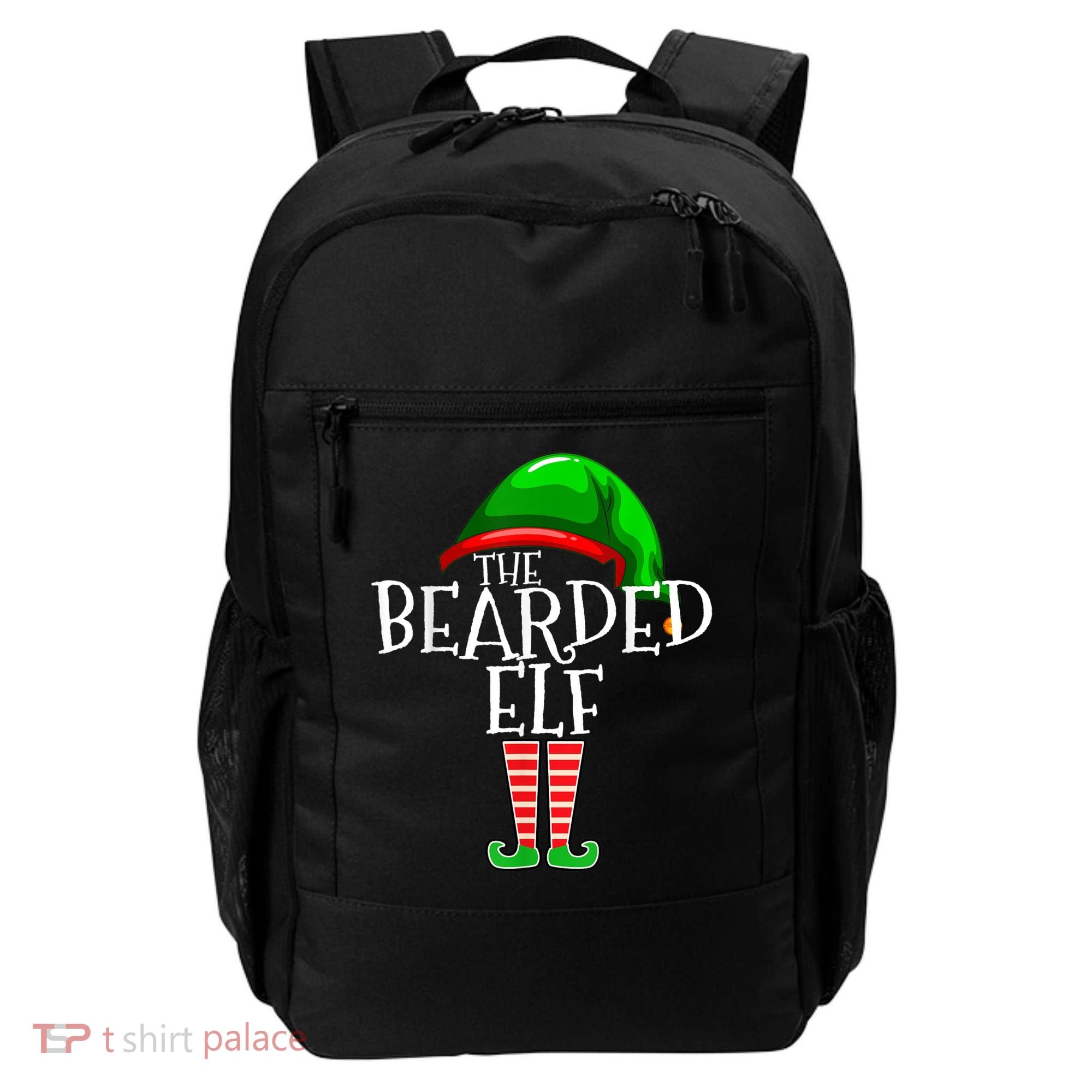 The Bearded Elf Family Matching Group Christmas Beard Backpack