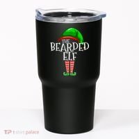 The Bearded Elf Family Matching Group Christmas Beard Tumbler thumb 0