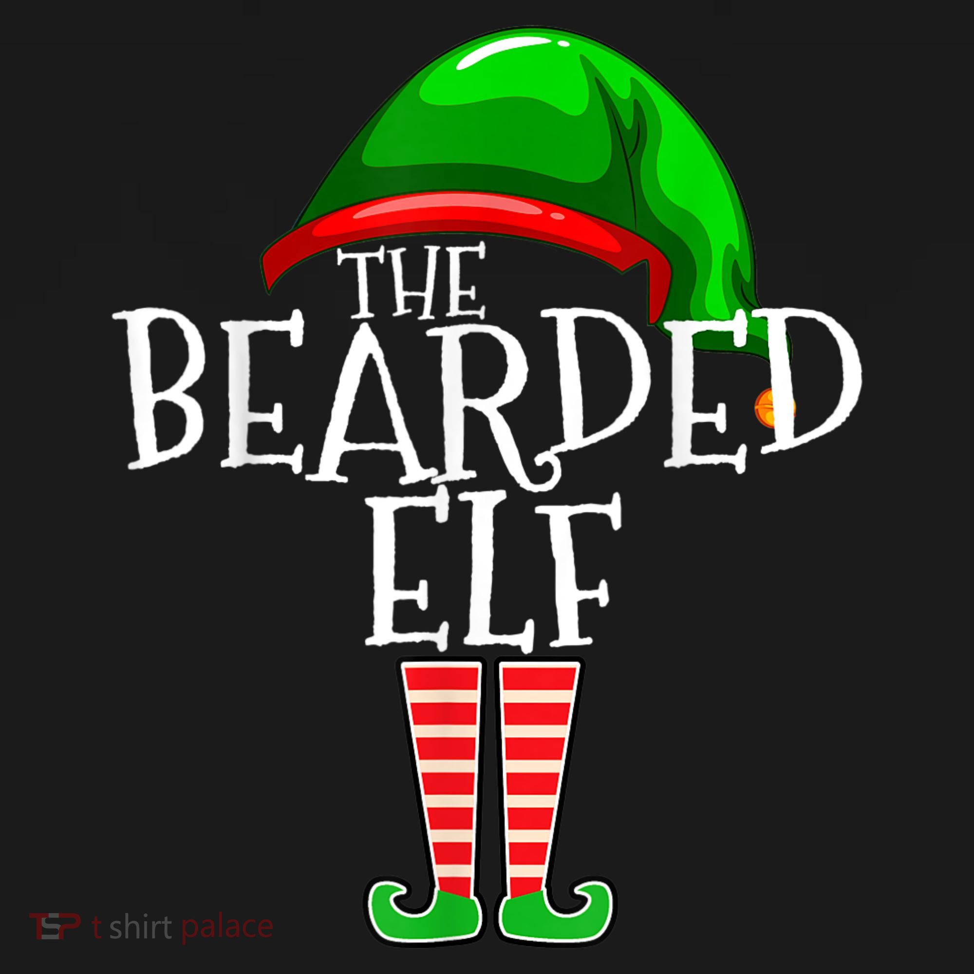The Bearded Elf Family Matching Group Christmas Beard Mousepad